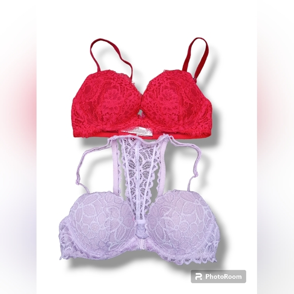 4 VICTORIA SECRET BRAS SIZE 32B - Picture 3 of 9